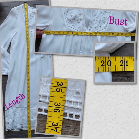 Like New Joie Off White Dress - Picture 8 of 8